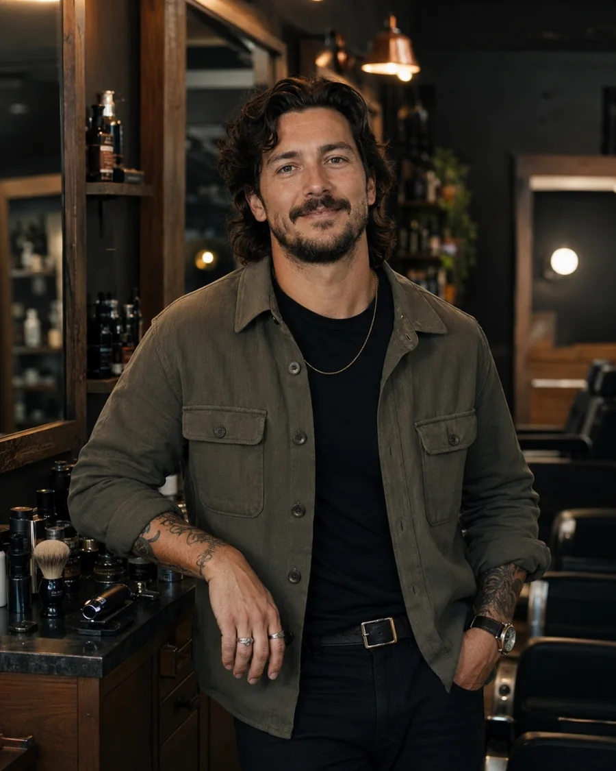 Eli Brooks, a barber at Northline Barber Co.